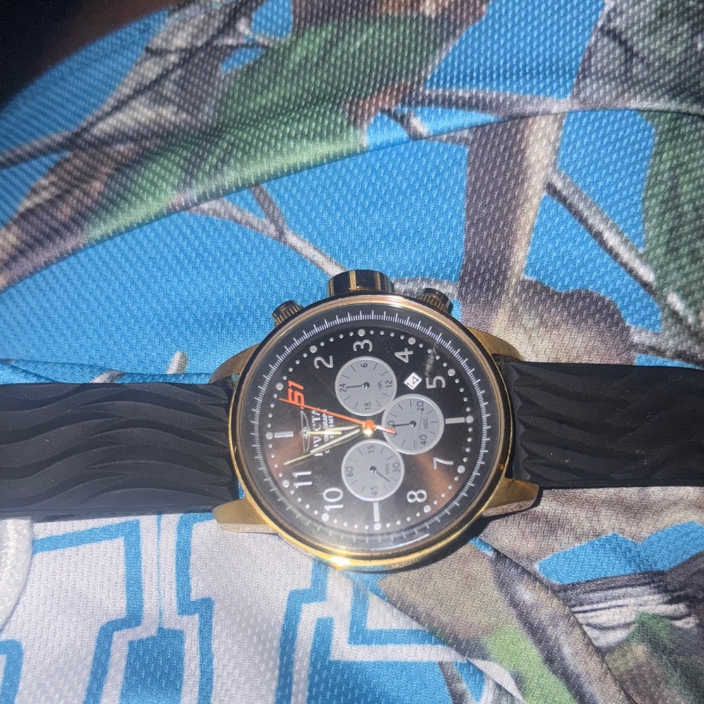 Black and Gold Men's Watch